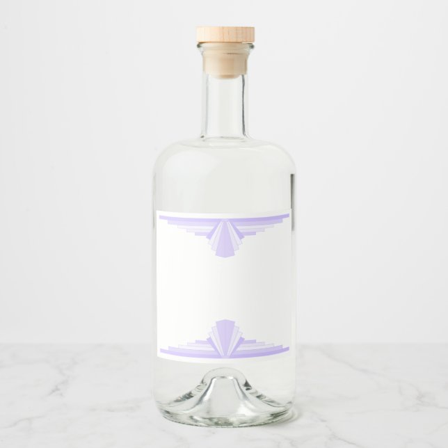 Art Deco Pattern in Lilac (Frente)