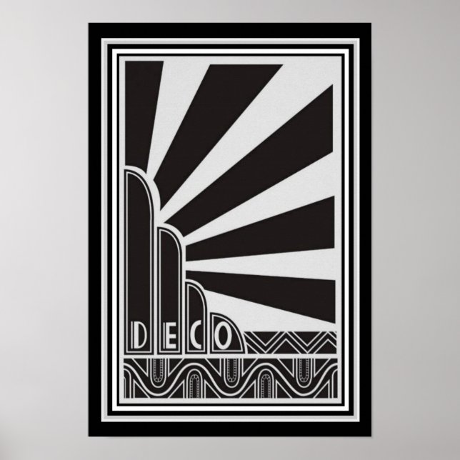 Art Deco Poster 13 x 19 (Frente)