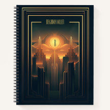 Art Deco Retro Vintage Clássico 1920 Preto e Doura