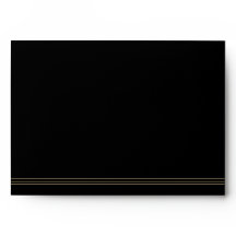 Art Deco Simples Vazio Preto Dourado
