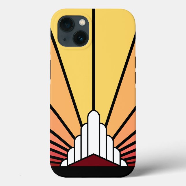 Art deco sun no amanhecer (Verso)