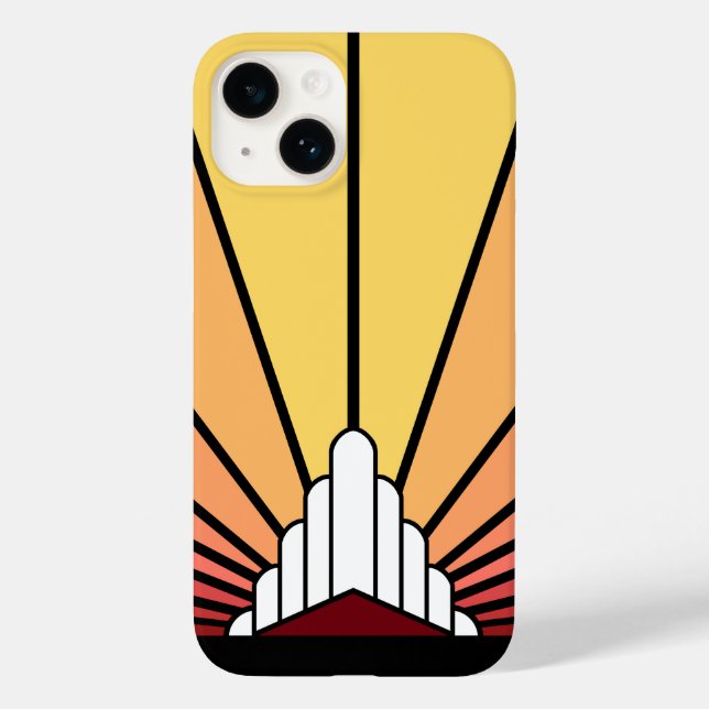 Art deco sun no amanhecer (Verso)