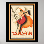 Art Deco "Tabarin" Vintage Movie Poster 16 x 20<br><div class="desc">Check out this Art Deco poster along with many others here at Jocostudio. Thanks for stopping by.</div>