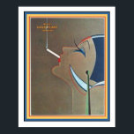 Art Deco Vintage Ad Poster 16 x 20<br><div class="desc">Excelente,  Art Deco,  propaganda de cigarros Goldflake. Poster medidas 16 x 20.</div>