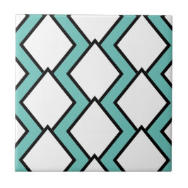 Art Deco White Diamouros Azulejo 2