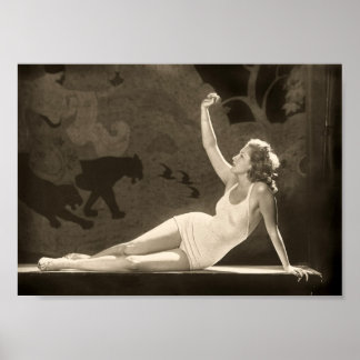 Art Deco Zeigfeld Girl Poster