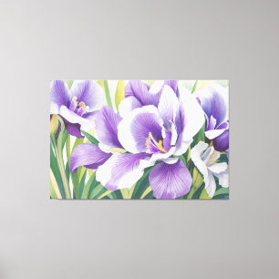 *~* ART Fantasy Floral TV2 Stretch Canvas Print
