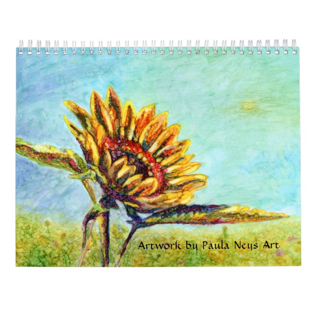 Art Flowers Landscapes Calendário 2023 (Verso)