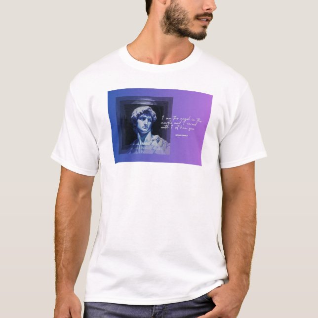 Art Never Dies t-shirt | David Sculpture (Frente)