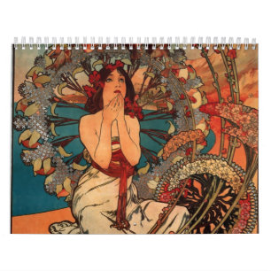 Art Nouveau Calendário