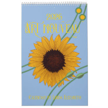 Art Nouveau Calendário Botânico Retroativo