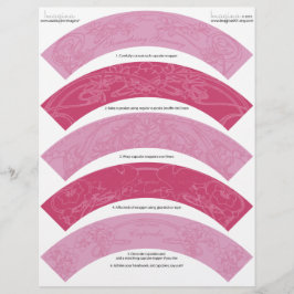 Art Nouveau DIY Cupcakes de Natal Molas