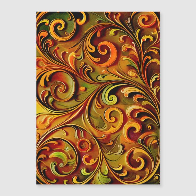 Art Nouveau floral design  (Frente)