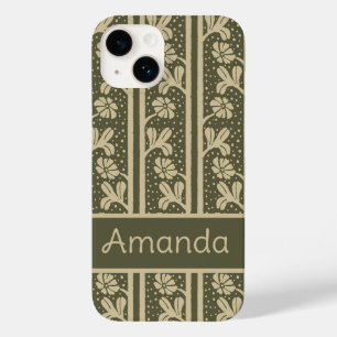 Art Nouveau Flores Elegantes Beige e Sage Green