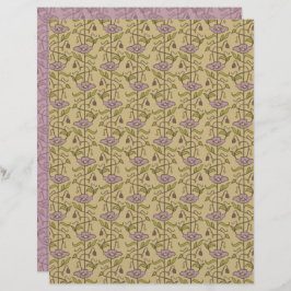 Art Nouveau Papel Floral
