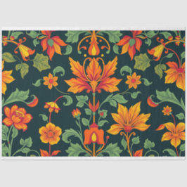 Art Nouveau Papel Tecido de Decoupage Floral