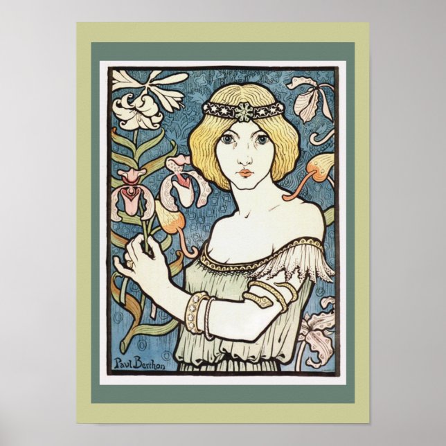 Art Nouveau ~ Paul Berthon Poster (Frente)
