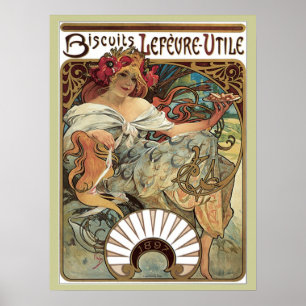 Art Nouveau Poster 18x24