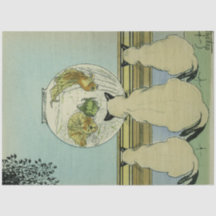 Art Nouveau Poster Gats Decoupage Papel Tecidual