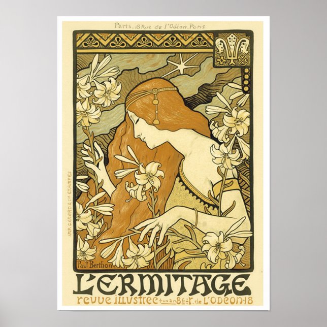 Art Nouveau Poster Poster 13x18 (Frente)