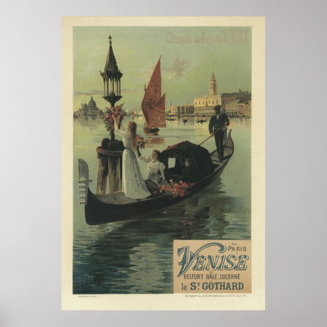 Art Nouveau Posters - Veneza / Paris (Frente)