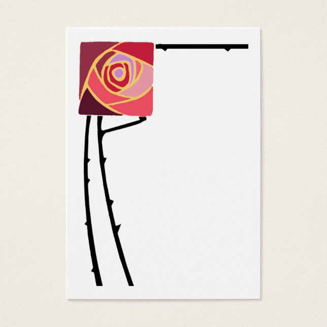 Art nouveau rosa (Frente)