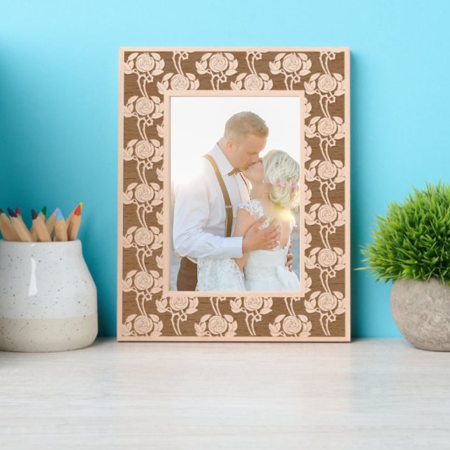 Art Nouveau Rosa Floral e Folhagem (Criador carregado)