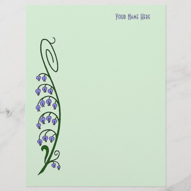 Art Nouveau Snowdrop Flowhead (Frente)