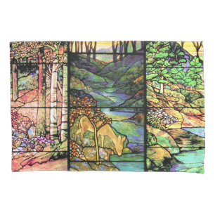 Art Nouveau Tiffany Vidro Estampado