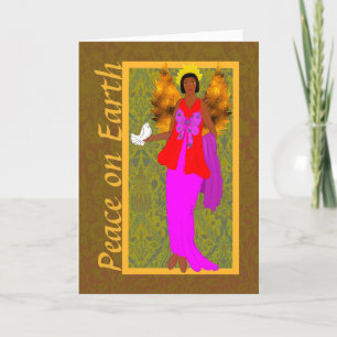 Art Nouveau William Morris Cartão de Férias de Nat