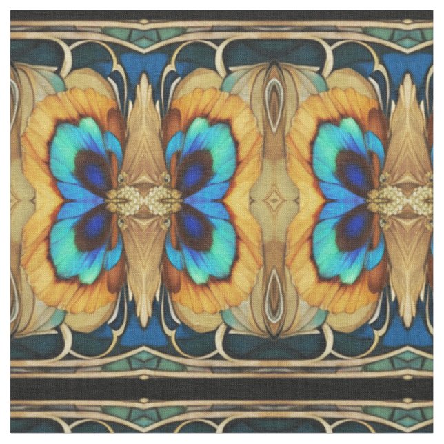 Art Nuovae Estilo Vitoriano Quilt Border Tecido (Detalhe)