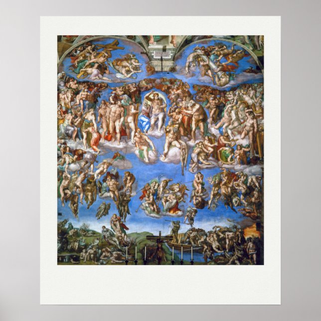 ART POSTER : MICHELANGELO : O ÚLTIMO ACÓRDÃO DE 15 (Frente)