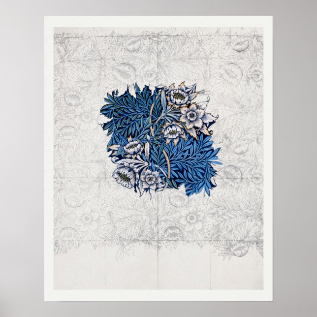 ART POSTER : WILLIAM MORRIS : TULIP E WILLOW (Frente)