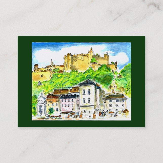 Art Trading Museum Cartões de visitas Salzburg Cas (Frente)