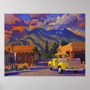 Art West POSTER - Um Caminhão Amarelo em Taos