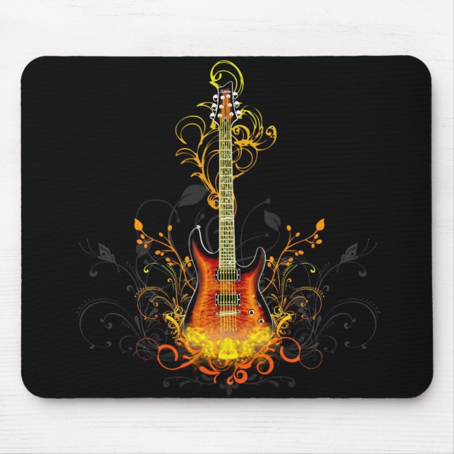Arte 1 Mousepad da guitarra (Frente)