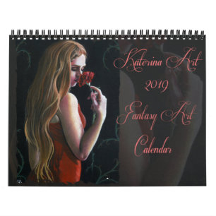 Arte 2019 de Katerina do calendário da arte da