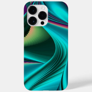 Arte 3D Metálica Futurística Abstrato