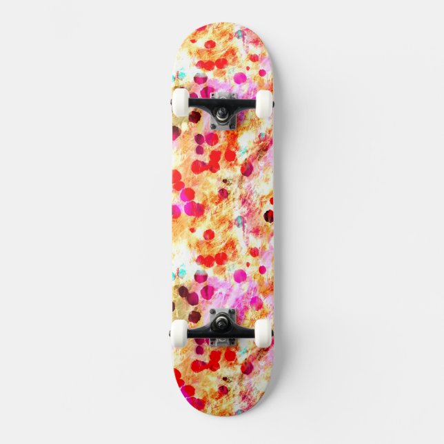 Arte Abstrata 148 Skateboard (Frente)