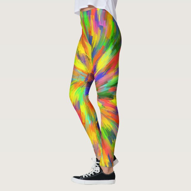 Arte Abstrata 168 Leggings (Esquerda)