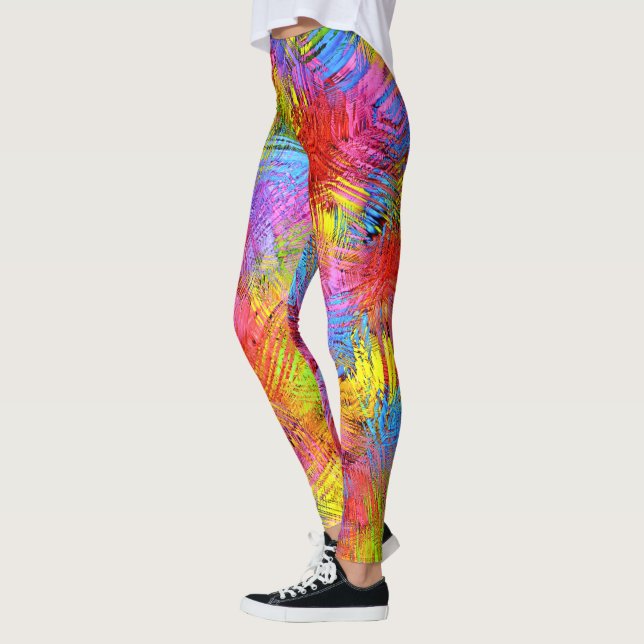 Arte Abstrata 171 Leggings (Esquerda)