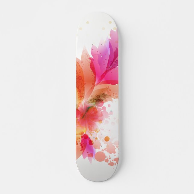 Arte Abstrata 54 Skateboard (Frente)