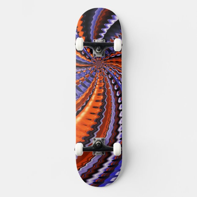 Arte Abstrata 95 Skateboard (Frente)