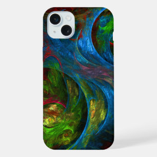 Arte abstrata azul Gênesis