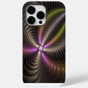 Arte abstrata brilhante e trippy fractal 3D colori