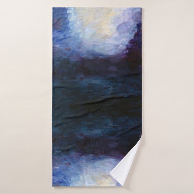 Arte abstrata, Conjunto de toalhas de banheiro dos (Toalha de Banho)