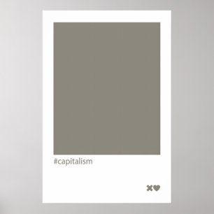 Arte abstrata de capitalismo Impressão Casa libera