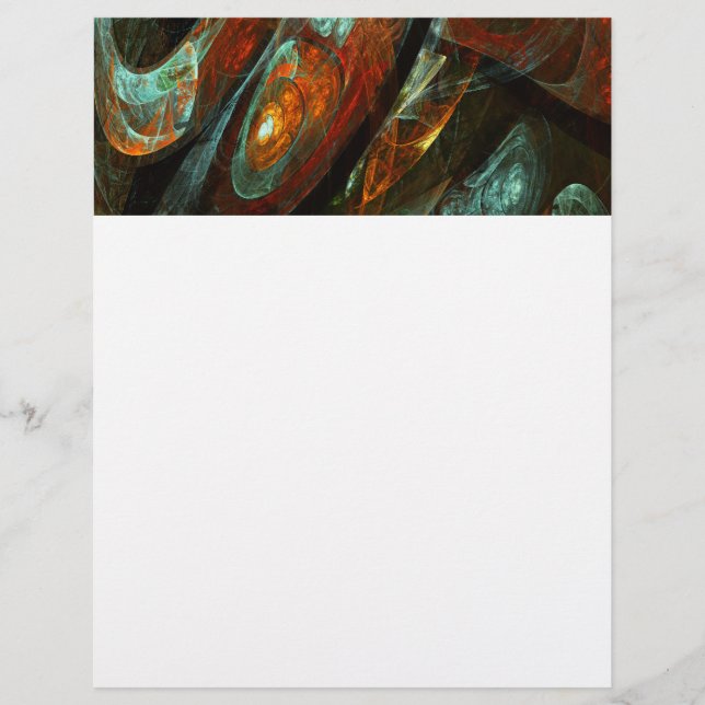 Arte abstrata de divisão de tempo (Frente)