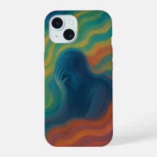 Arte Abstrata de Onda com Emoção Intensa