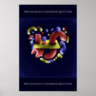 Arte Abstrata em Impressão, Valor de Poster em Pap
